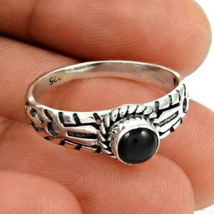 Zilveren Zwarte Onyx Ring